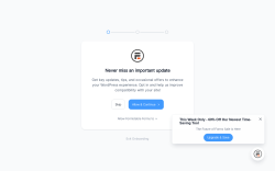 Page screenshot: Formidable | Onboarding Wizard &lsaquo; Test site &mdash; WordPress