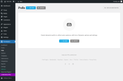 Page screenshot: Forminator → Polls