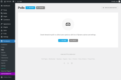 Page screenshot: Forminator &rarr; Polls