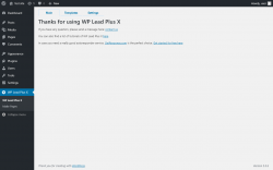 Page screenshot: WP Lead Plus X