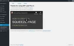 Page screenshot: WP Lead Plus X
