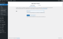 Page screenshot: Friends → Add New Friend