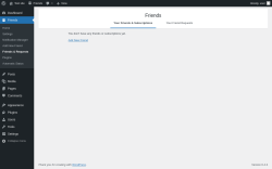 Page screenshot: Friends → Friends & Requests