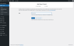 Page screenshot: Friends → Add New Friend