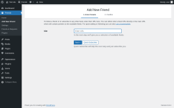 Page screenshot: Friends → Add New Friend