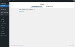 Page screenshot: Friends → Friends & Requests