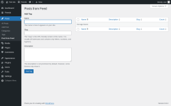 Page screenshot: Posts → Post from Feed