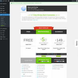 Page screenshot: Front User Submit → Upgrade  ➤
