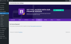 Page screenshot: F-E Users → Levels