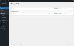 Page screenshot: Media &rarr; Manage UGC