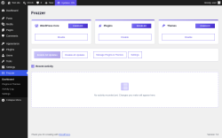 Page screenshot: Frozzer