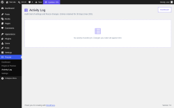 Page screenshot: Frozzer &rarr; Activity Log