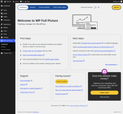 Page screenshot: WP Full Picture