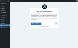 Page screenshot: WP Full Picture ‹ Test site — WordPress