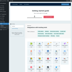 Page screenshot: Modules ‹ Test site — WordPress