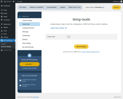 Page screenshot: WP Full Picture → General settings