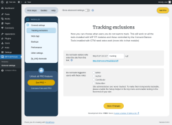 Page screenshot: WP Full Picture → General settings