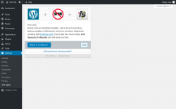 Page screenshot: Anti Spam &lsaquo; Test site &mdash; WordPress