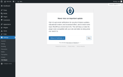 Page screenshot: Anti Spam &lsaquo; Test site &mdash; WordPress
