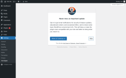 Page screenshot: Anti Spam &lsaquo; Test site &mdash; WordPress