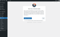 Page screenshot: Anti Spam &lsaquo; Test site &mdash; WordPress