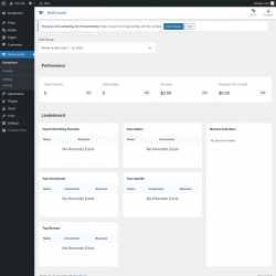 Page screenshot: WooFunnels