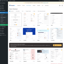 Page screenshot: FunnelKit → Store Checkout