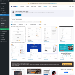Page screenshot: FunnelKit → Templates