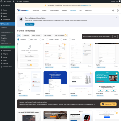 Page screenshot: FunnelKit → Templates
