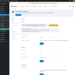 Page screenshot: FunnelKit → Settings