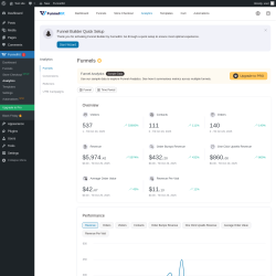 Page screenshot: FunnelKit  → Analytics