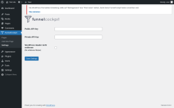 Page screenshot: FunnelCockpit → Settings