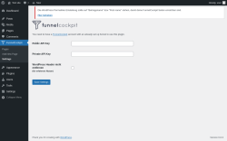 Page screenshot: FunnelCockpit → Settings