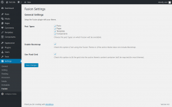 Page screenshot: Settings &rarr; Fusion