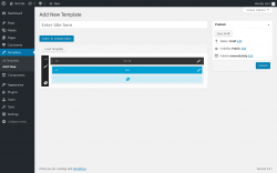 Page screenshot: Templates &rarr; Add New