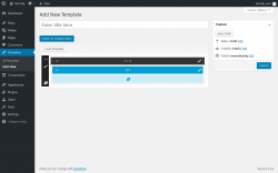 Page screenshot: Templates &rarr; Add New