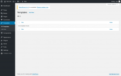 Page screenshot: Templates