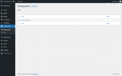Page screenshot: Components