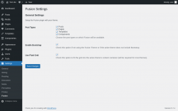 Page screenshot: Settings &rarr; Fusion