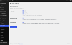 Page screenshot: Settings &rarr; Fusion