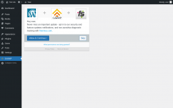 Page screenshot: GA4WP ‹ Test site — WordPress