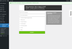 Page screenshot: GA4WP: Google Analytics for Wordpress → Contact Us