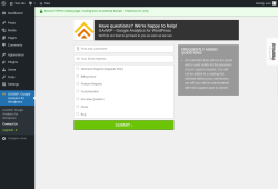 Page screenshot: GA4WP: Google Analytics for Wordpress → Contact Us