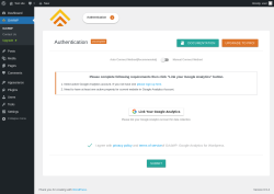 Page screenshot: GA4WP