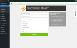 Page screenshot: GA4WP → Contact Us
