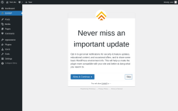 Page screenshot: GA4WP ‹ Test site — WordPress
