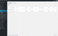 Page screenshot: Galleries