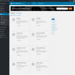 Page screenshot: Galleries → BWS Panel