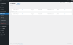 Page screenshot: Galleries