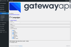 Page screenshot: GatewayAPI &rarr; Campaigns